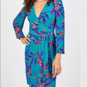 Calvin Klein faux wrap dress